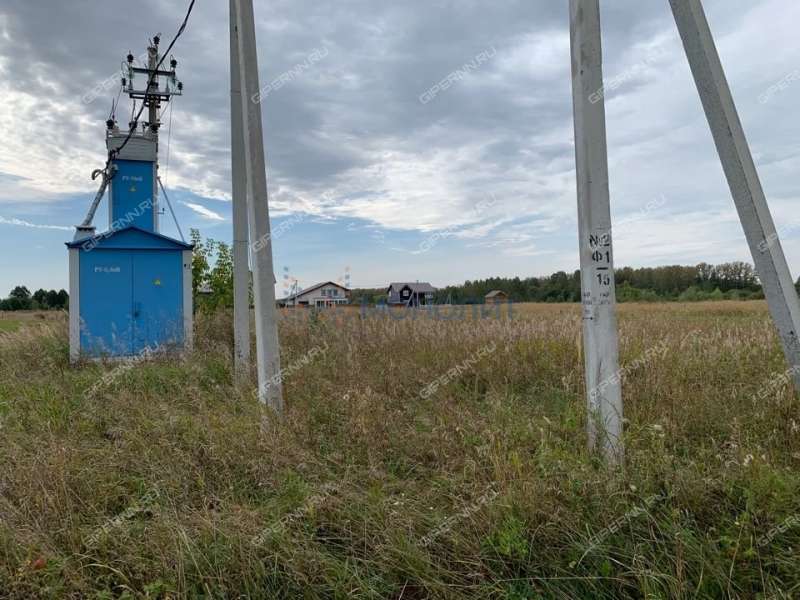земельный участок 10 соток Заречная улица деревня Пруды