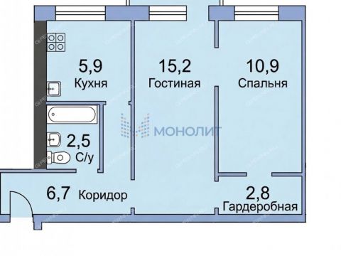 2-komnatnaya-ul-malaya-yamskaya-d-66 фото