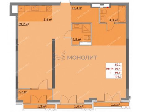 2-komnatnaya-ul-oktyabrskaya-d-21 фото