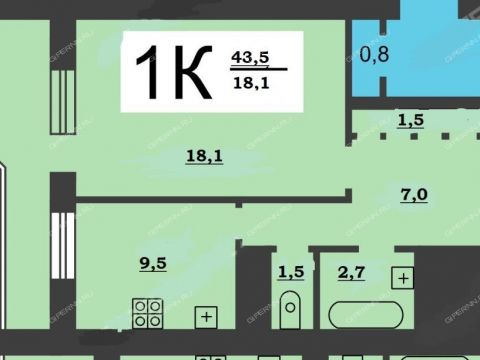 1-komnatnaya-prosp-lenina-d-55 фото