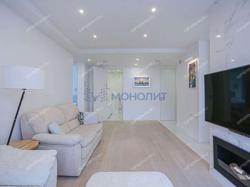 трёхкомнатная квартира на улице Родионова дом 192 к4