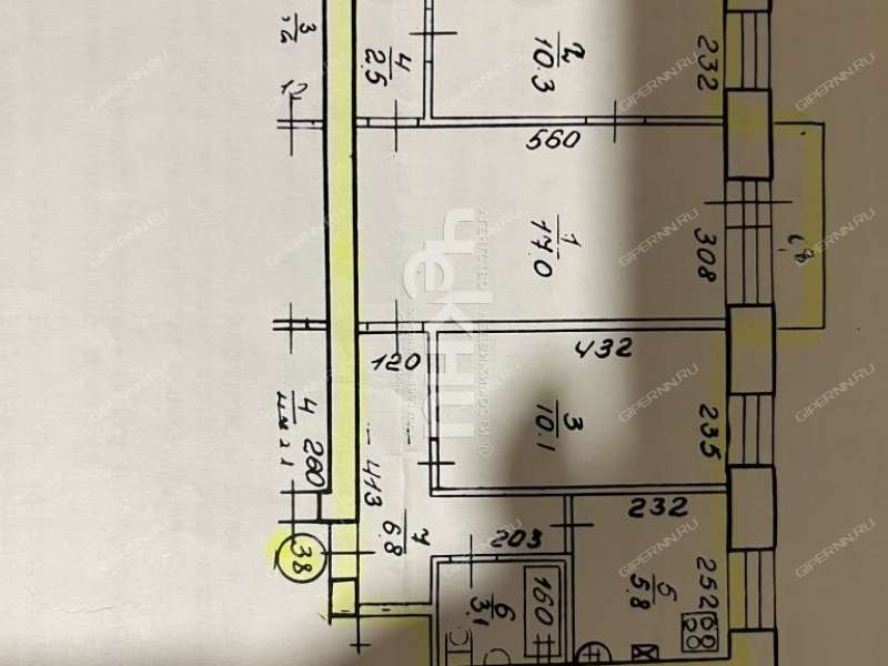 трёхкомнатная квартира на Медицинской улице дом 7а