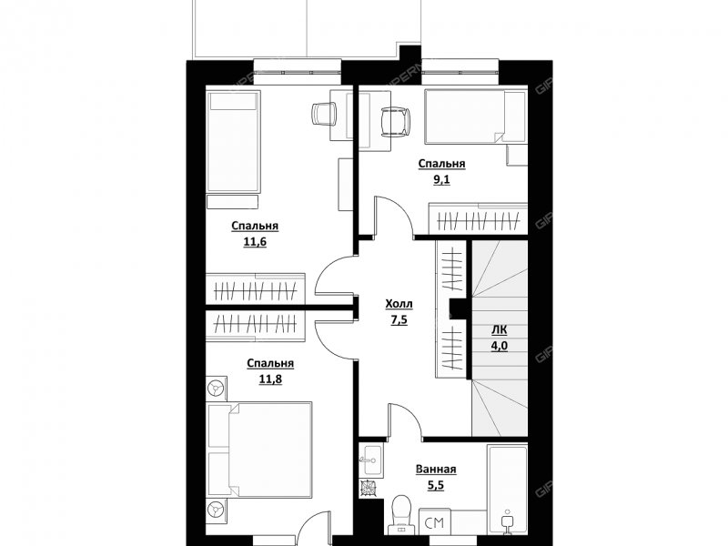таунхаус на Донская Коттеджный посёлок Фрегат