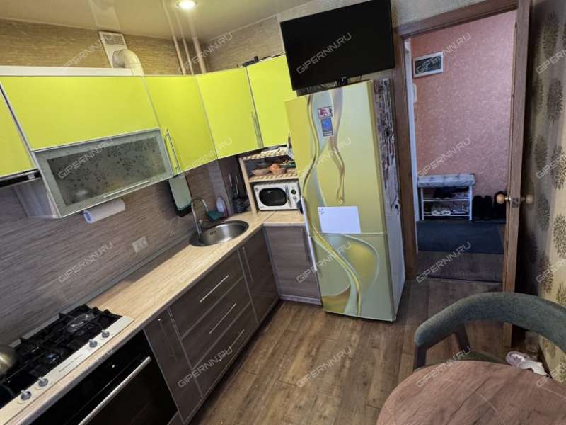 трёхкомнатная квартира на улице Попова дом 22 город Дзержинск