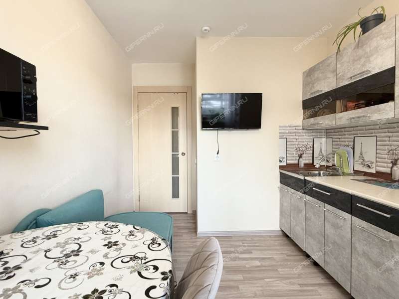 однокомнатная квартира на Космической улице дом 34 к2