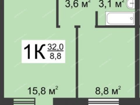 1-komnatnaya-ul-2-ya-dorozhnaya-d-7 фото