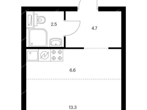 kvartira-studiya-derevnya-utechino-kstovskiy-rayon фото