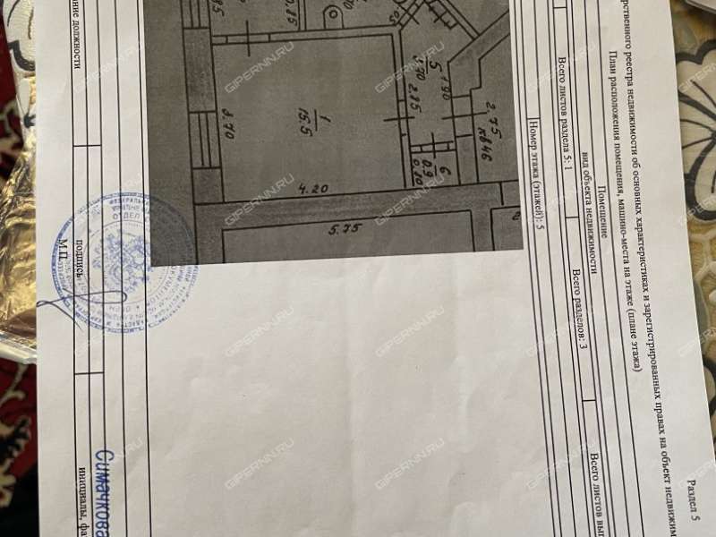 однокомнатная квартира на Большой Покровской улице дом 58/1