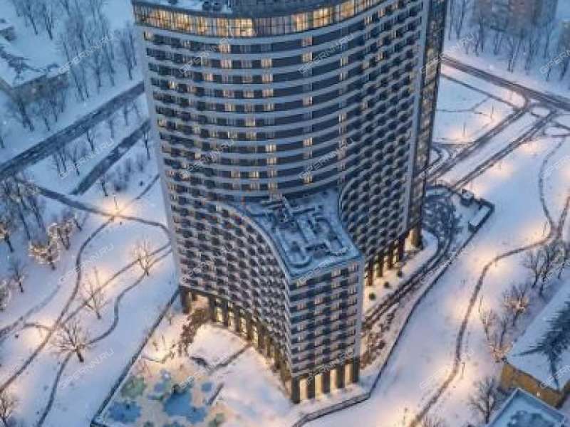 двухкомнатная квартира в новостройке на улице 40 лет Октября