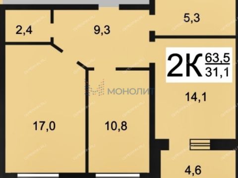 2-komnatnaya-sh-kazanskoe-d-10-k3 фото