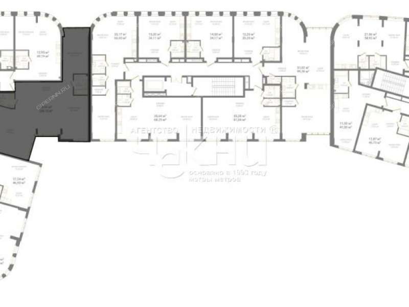 трёхкомнатная квартира на Барминской улице