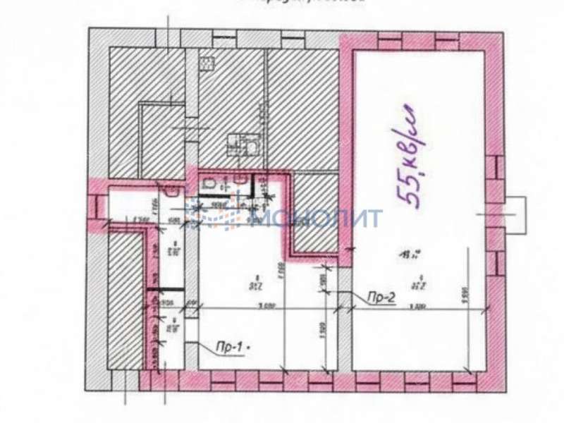 помещение под офис, торговую площадь на улице Чкалова