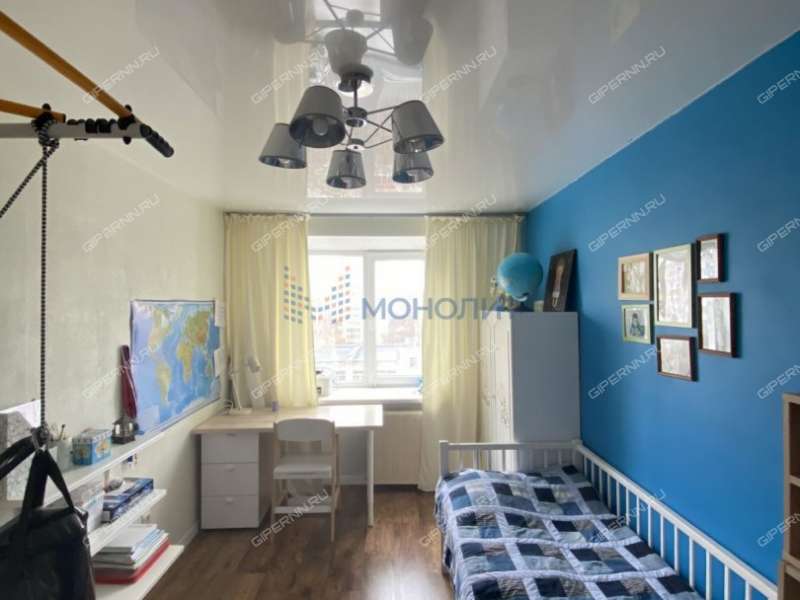 трёхкомнатная квартира на улице Галкина дом 13 город Дзержинск