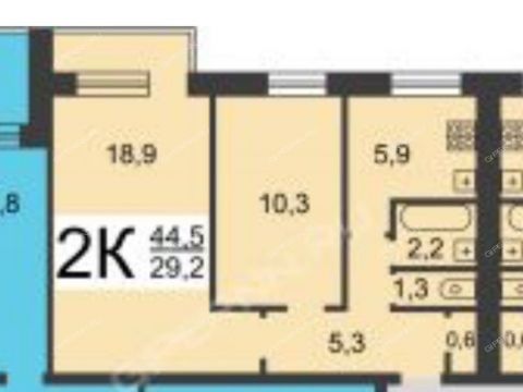 2-komnatnaya-ul-imeni-generala-ivlieva-d-39 фото