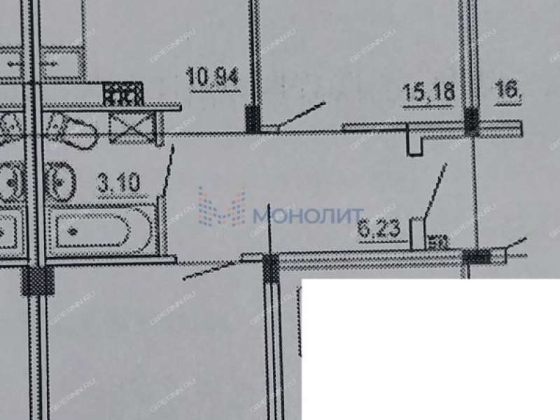 двухкомнатная квартира в Инженерном проезде дом 7