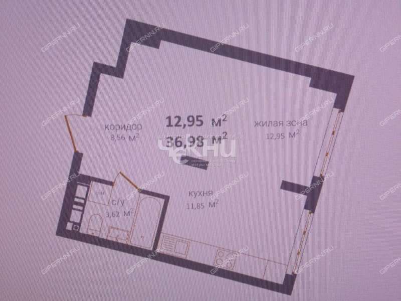 однокомнатная квартира на Барминской улице
