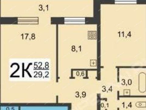 2-komnatnaya-ul-mechnikova-d-73 фото