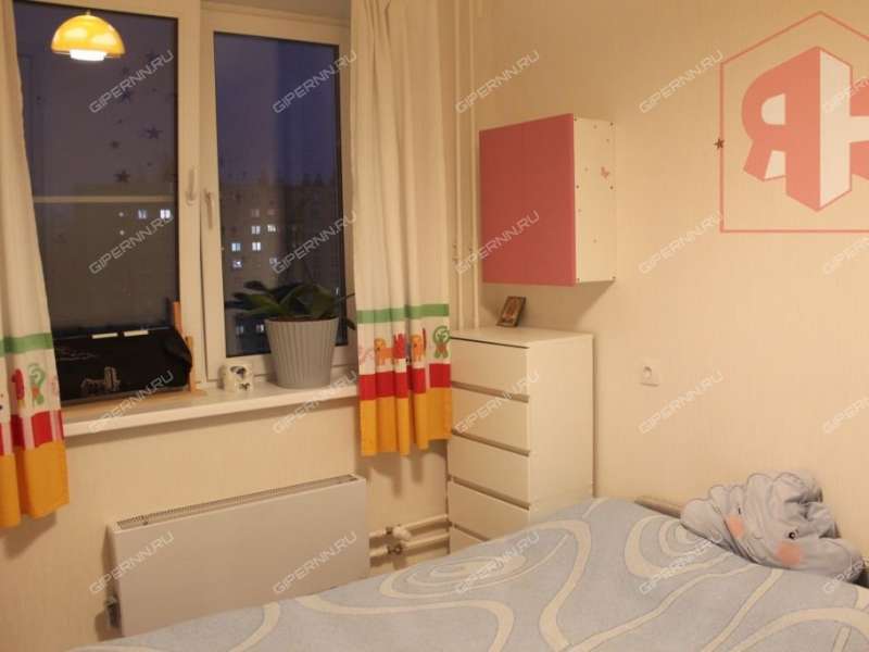 трёхкомнатная квартира на улице Бориса Видяева дом 25