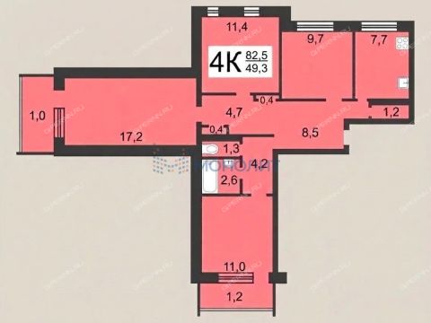 4-komnatnaya-gorod-dzerzhinsk-gorodskoy-okrug-dzerzhinsk фото