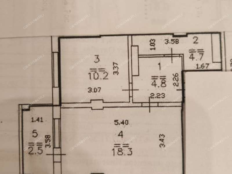 однокомнатная квартира на проспекте Октября дом 25