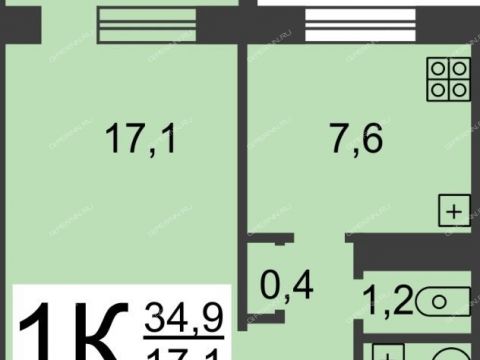 1-komnatnaya-ul-germana-lopatina-d-11a фото